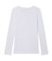 Camiseta de manga larga para mujer con cuello V blanco ECUME