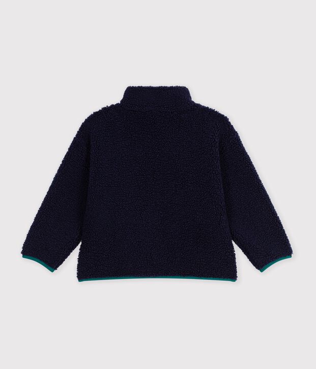Chaqueta infantil lisa colorblock de borreguito SMOKING