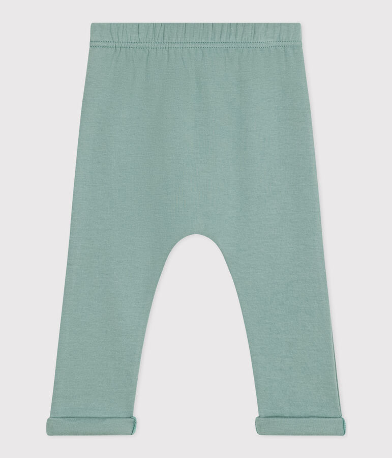 Pantal&oacute;n de jersey grueso para beb&eacute; verde