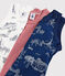 Juego de 3 camisetas de tirantes con estampado de París para niño variante 1