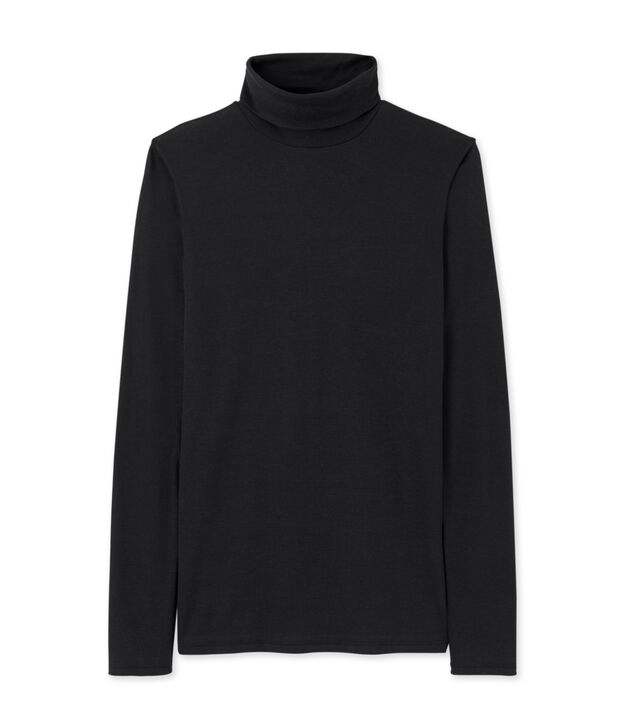 Cuello cisne para mujer negro