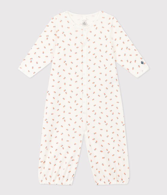Mono saco de algodón estampado blanco MARSHMALLOW/blanco MULTICO
