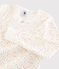 Pijama snugfit de lunares multicolores de algodón ecológico de niña blanco MARSHMALLOW/blanco MULTICO