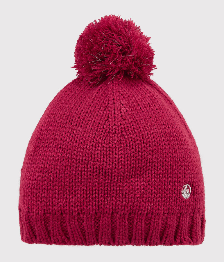 Gorro para ni&ntilde;a rosa