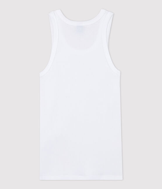 Camiseta de tirantes emblemática de algodón de mujer blanco ECUME