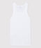 Camiseta de tirantes emblemática de algodón de mujer blanco ECUME