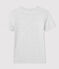 Camiseta LA ICONICA de algodón con cuello redondo para mujer gris BELUGA CHINE