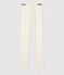 Jeggings de algodón de elastano de niña beige MONTELIMAR CHINE