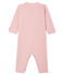 Pijama sin pies de punto para bebé niña rosa CHARME/blanco MARSHMALLOW