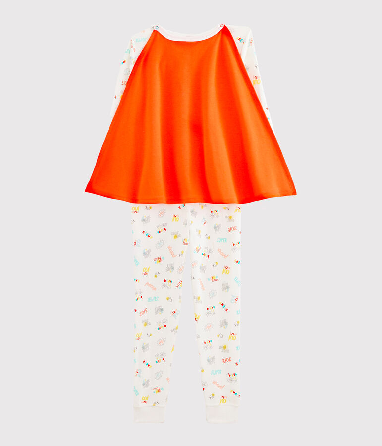 Buzo de disfraz para ni&ntilde;o blanco/multicolor