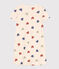 Camisón de algodón infantil con motivo de corazón blanco AVALANCHE/ MULTICO