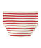 Braguita alta de canalé 2x2 beige COQUILLE/rojo TERKUIT