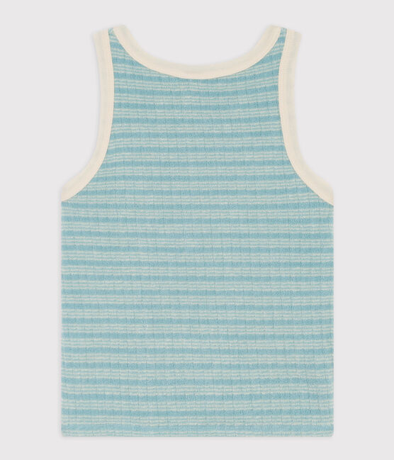 Camiseta de tirantes de rizo para niña MIMI/ AVALANCHE