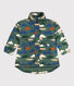 Chaqueta acolchada semilarga estampado para niña/niño