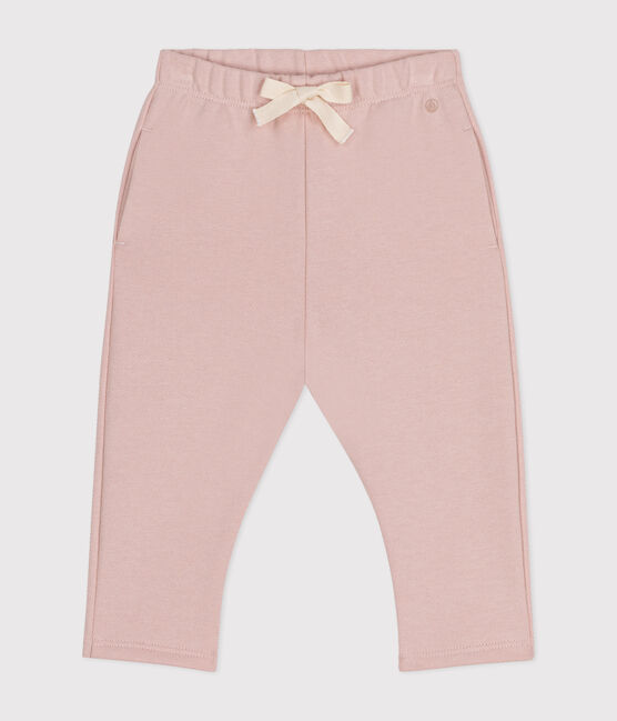 Pantalón de muletón de bebé rosa SALINE