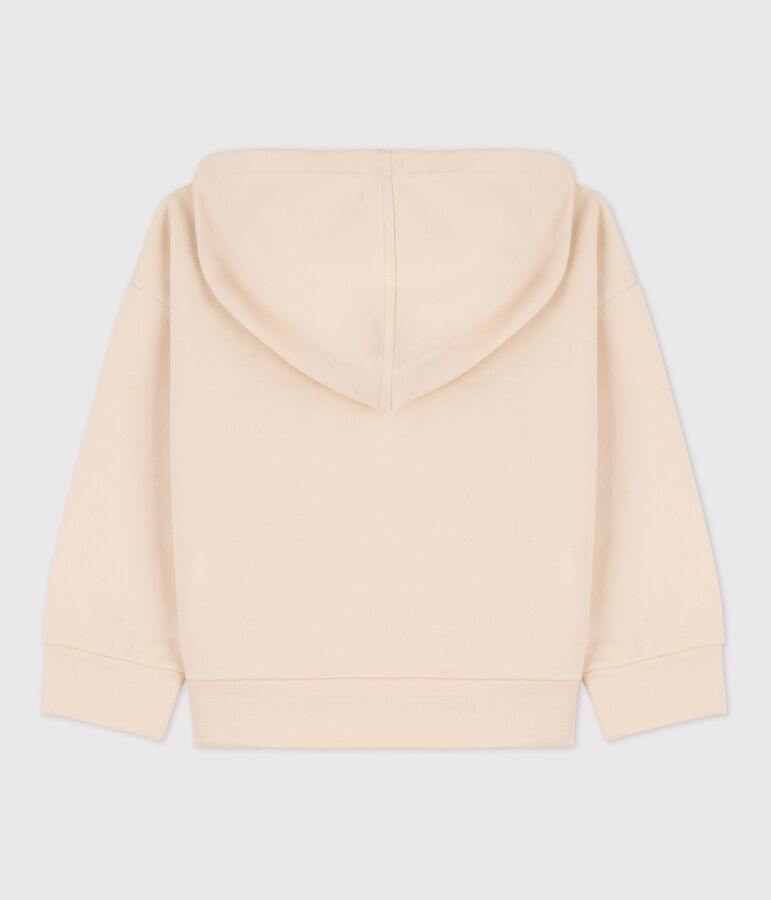 Sudadera con capucha para ni&ntilde;a / ni&ntilde;o crudo