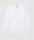 Camiseta de cuello de pico emblemática de algodón de mujer