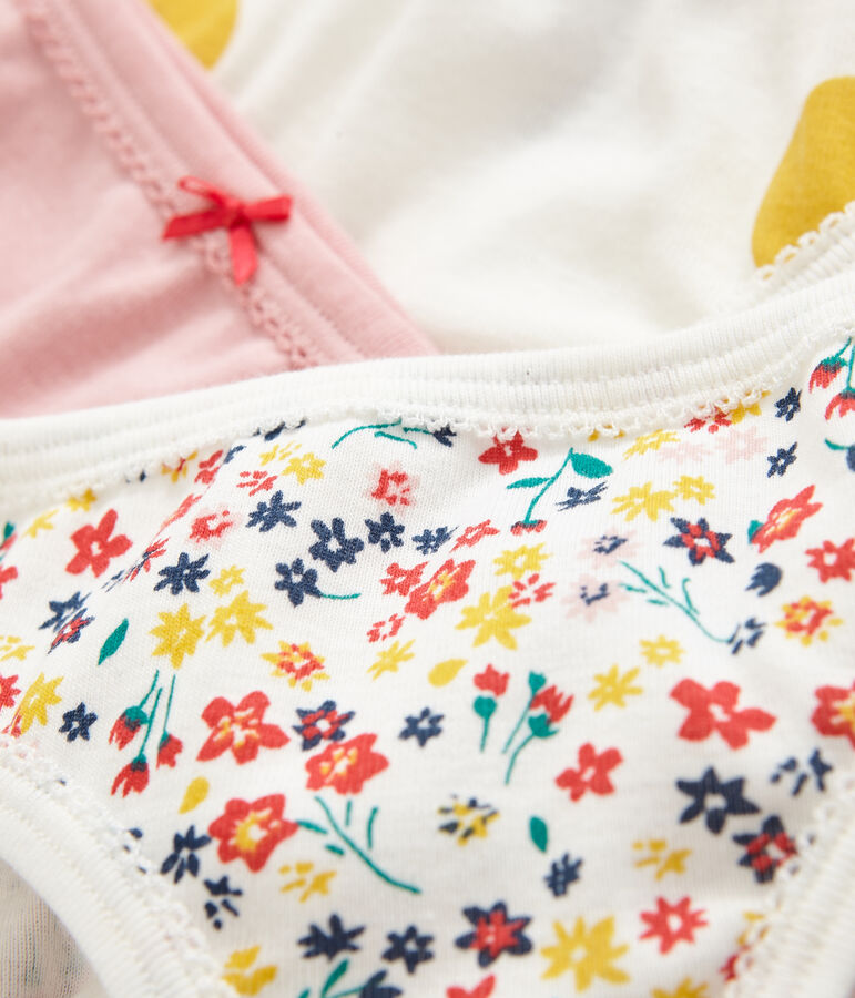 Tres braguitas para ni&ntilde;a multicolor