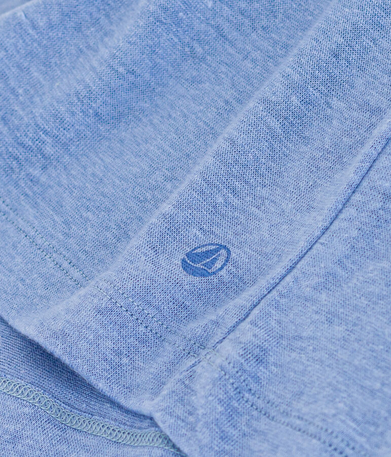 Camiseta, La Ic&oacute;nica de lino de mujer azul