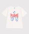Camiseta infantil de manga corta de algodón con estampado blanco MARSHMALLOW