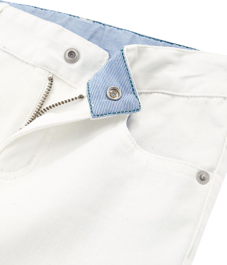 Pantal&oacute;n de ni&ntilde;o blanco