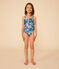 Bañador estampado para niña azul BEACH/ MULTICO