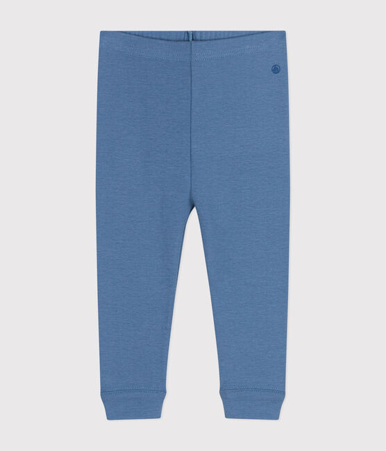 Leggings de algodón para bebé azul BEACH