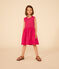 Vestido sin mangas de lino para niña rosa DELHI