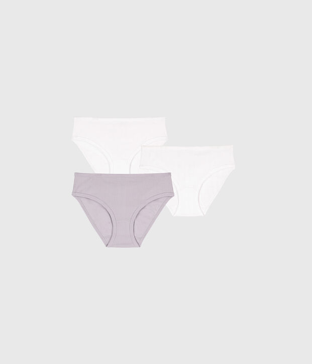 Lot de 3 culottes en coton multicolor