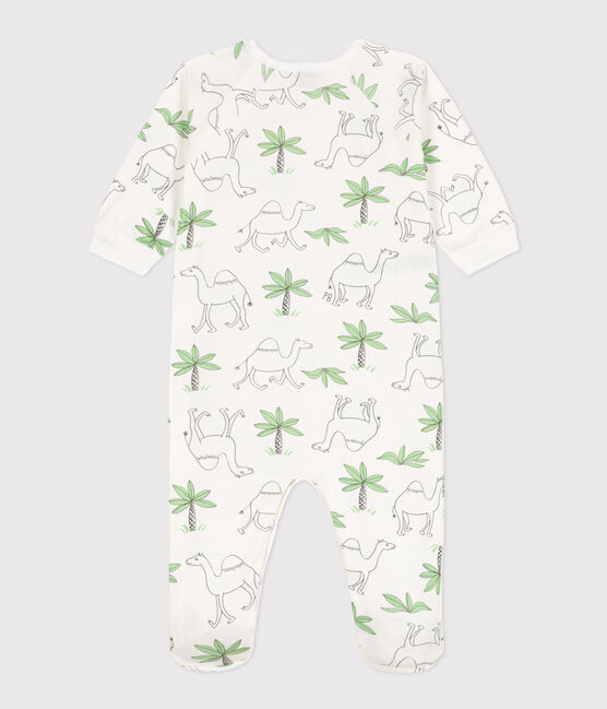 Pelele de algodón estampado blanco MARSHMALLOW/blanco MULTICO