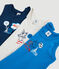 Juego de 3 camisetas de tirantes con tema de París de niño de algodón variante 1