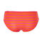 Braguita de canalé original de rayas para mujer rosa GEISHA/naranja FEU