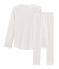 Pijama de punto para niña blanco MARSHMALLOW/azul MAJOR CN