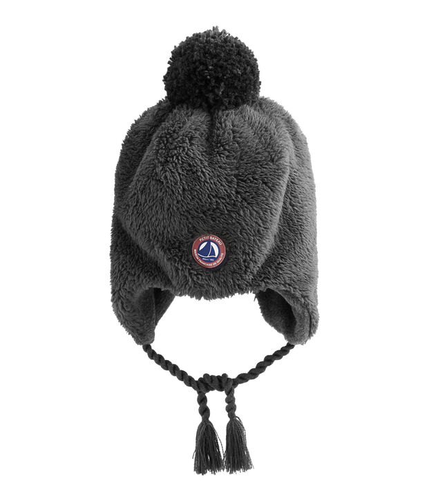 Gorro infantil para ni&ntilde;o gris