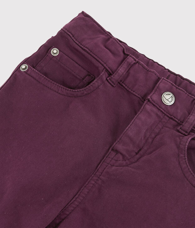 Pantal&oacute;n para ni&ntilde;o violeta