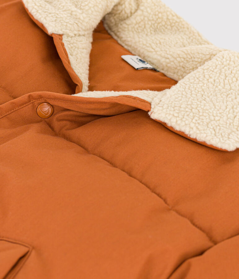 \tChaleco corto forrado de borreguito de ni&ntilde;o/ni&ntilde;a marron