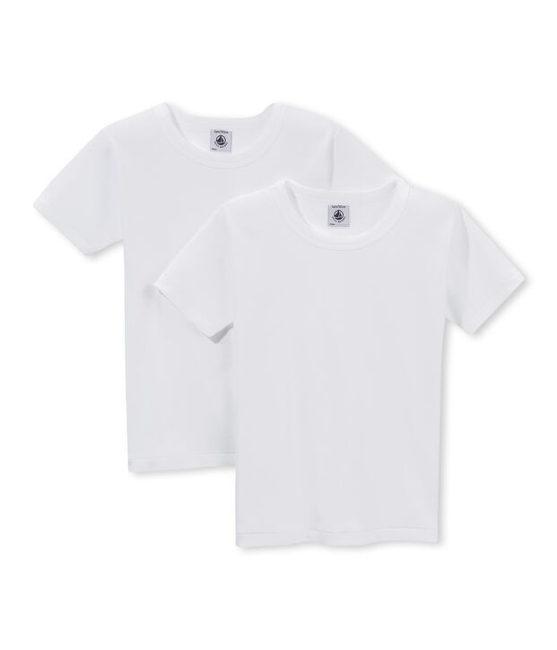 Par de camisetas manga corta para ni&ntilde;o multicolor