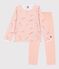 Pyjama  en velours blanco/rosa/multicolor