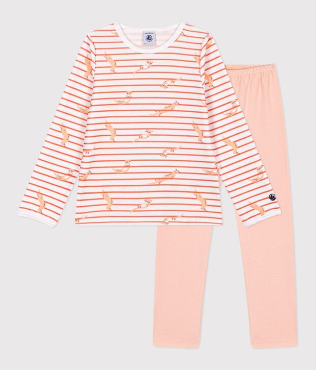 Pyjama  en velours blanco/rosa/multicolor