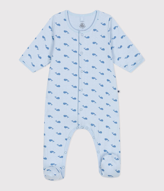 Bodyjama de túbico con ballena para bebé azul TOUDOU/ ALASKA