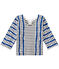 Marinera Kimono blanco MARSHMALLOW/azul SMOKING
