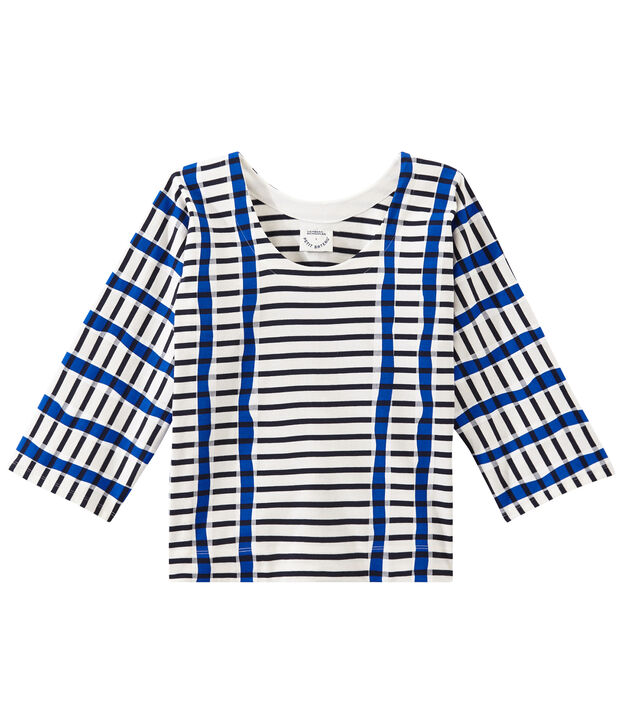 Marinera Kimono blanco/azul