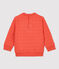 Sudadera acolchada orgánica de bebé. naranja OURSIN