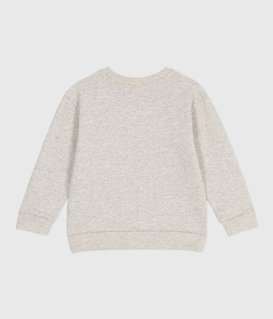 Sudadera infantil unisex de algodón gris BELUGA CHINE