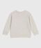 Sudadera infantil unisex de algodón gris BELUGA CHINE