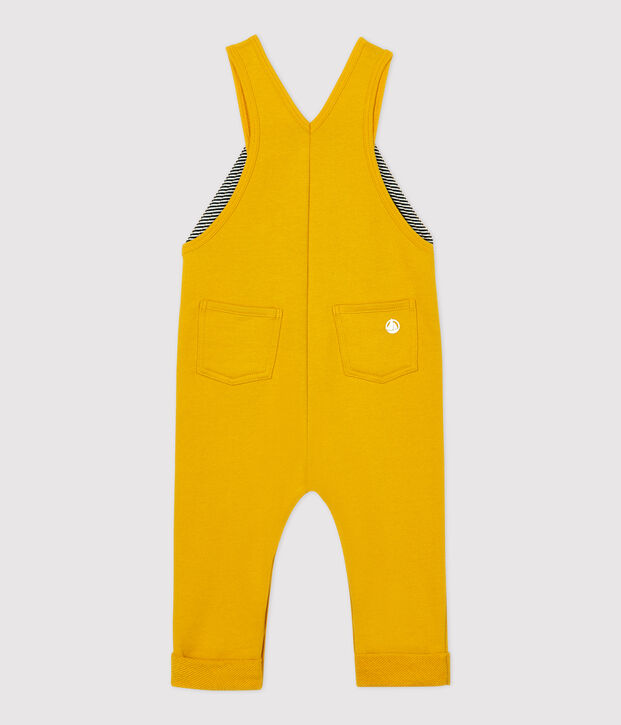 Peto de mulet&oacute;n de beb&eacute;. amarillo