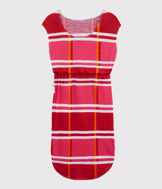 Vestido para mujer rosa GEISHA/blanco MULTICO