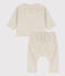 Conjunto de 2 piezas de algodón acolchado para bebé beige MONTELIMAR CHINE