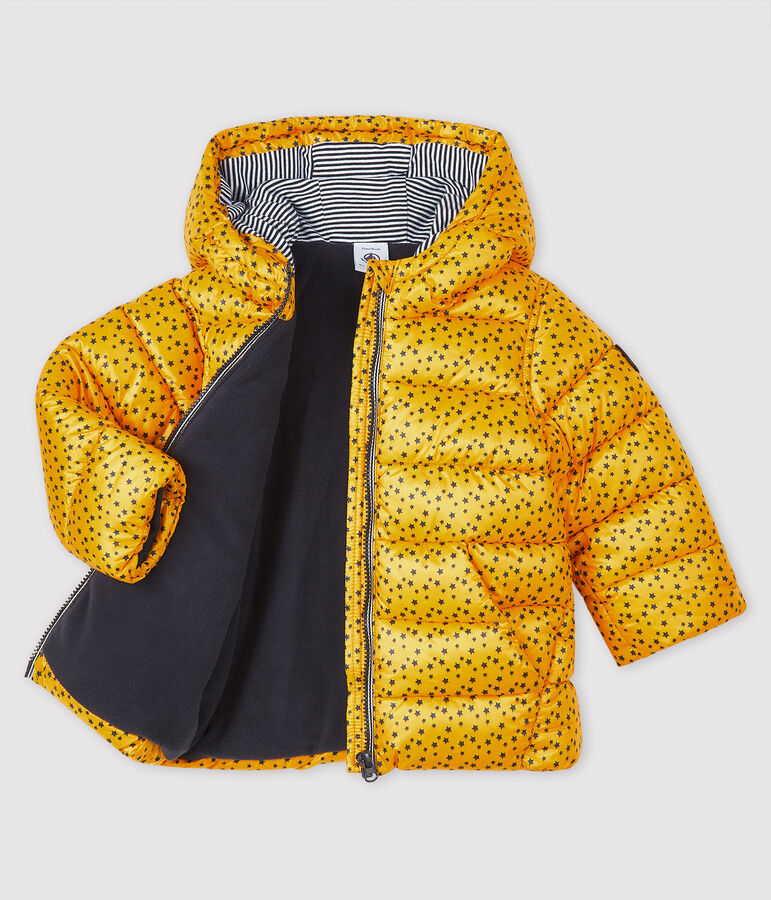 Chaqueta acolchada para beb&eacute; ni&ntilde;o amarillo/azul