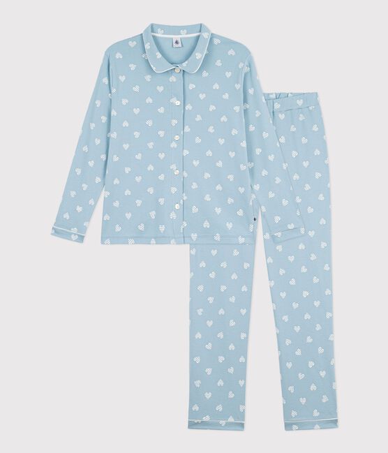Pijama abotonado de algodón estampado para mujer MIMI/ ECUME